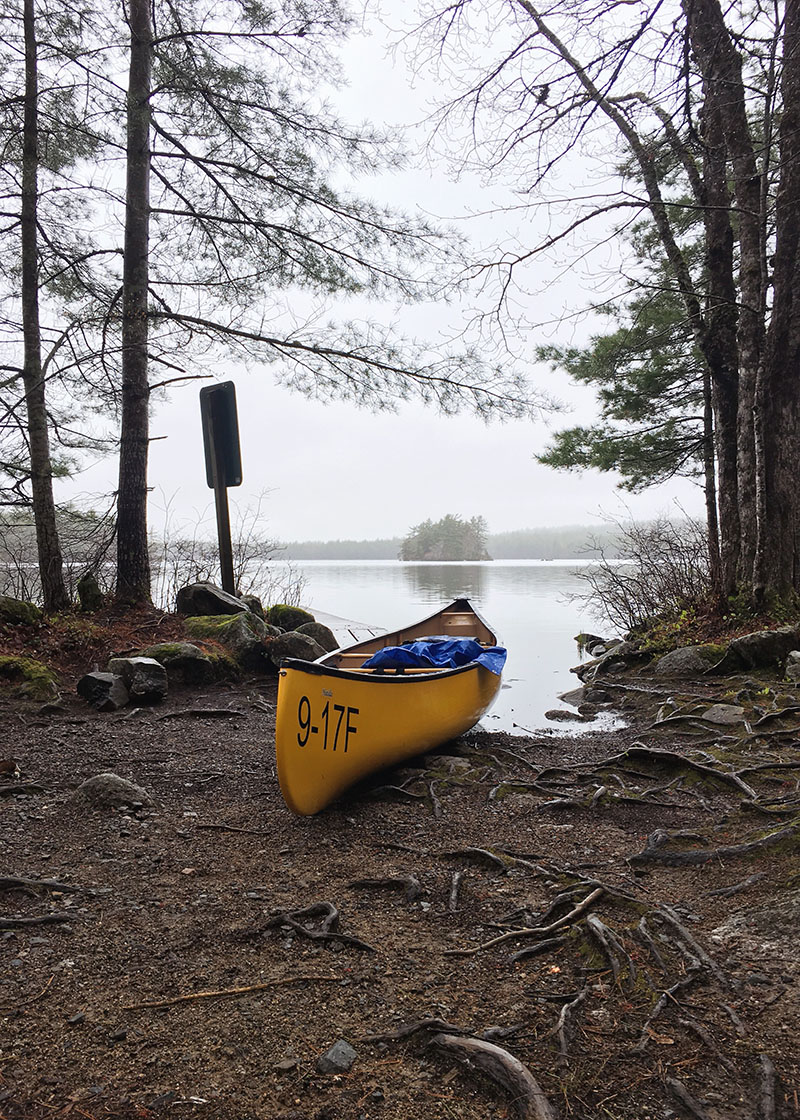 Canoe in Kejimkujik National Park