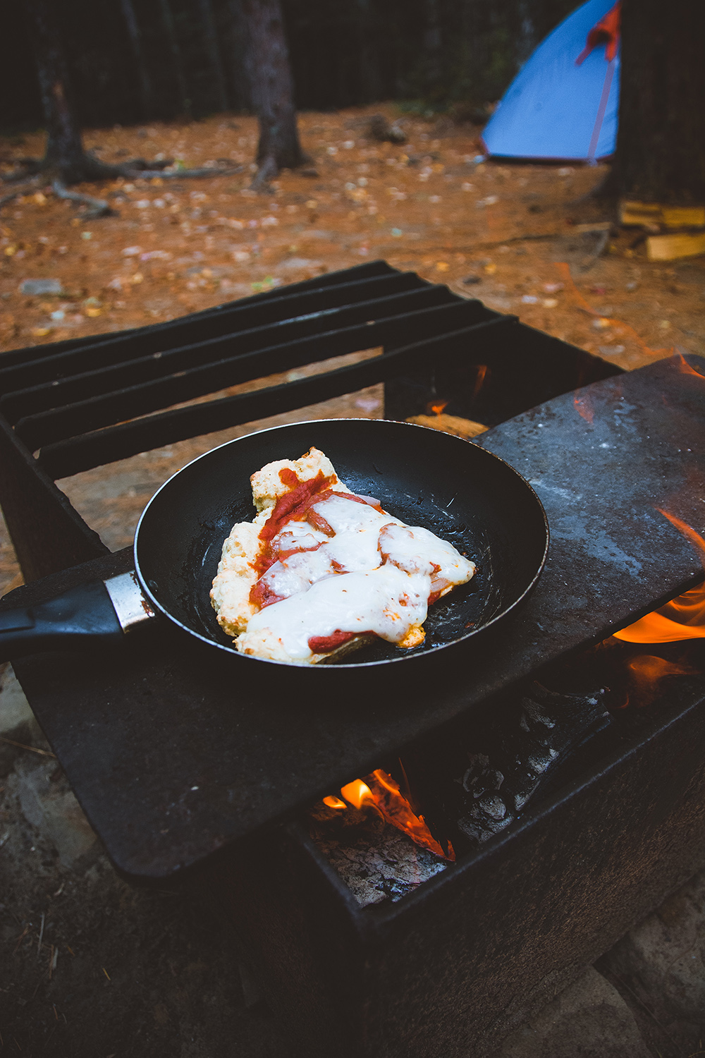Measuring a campfire’s cooking temperature is easy with the hand test