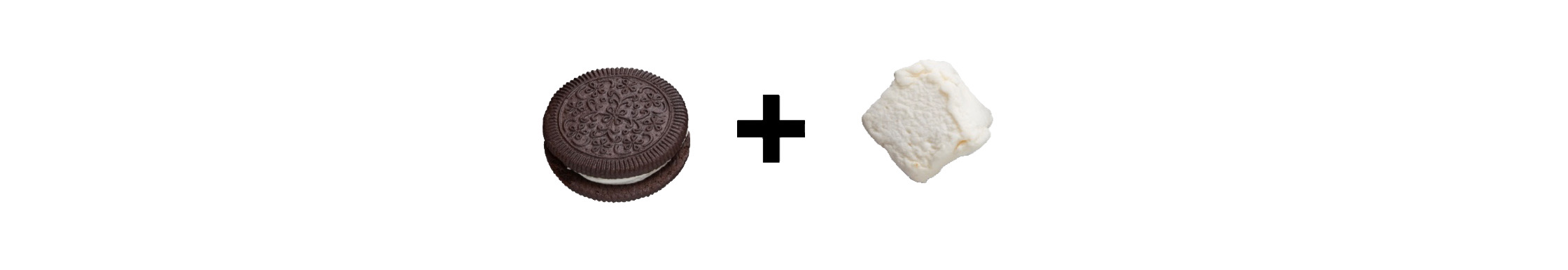 S’more combinations: Oreo + marshmallow